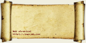 Hana Kapor vizit kartica